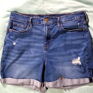A.N.A Distressed Denim 5" Shorts Sz 14